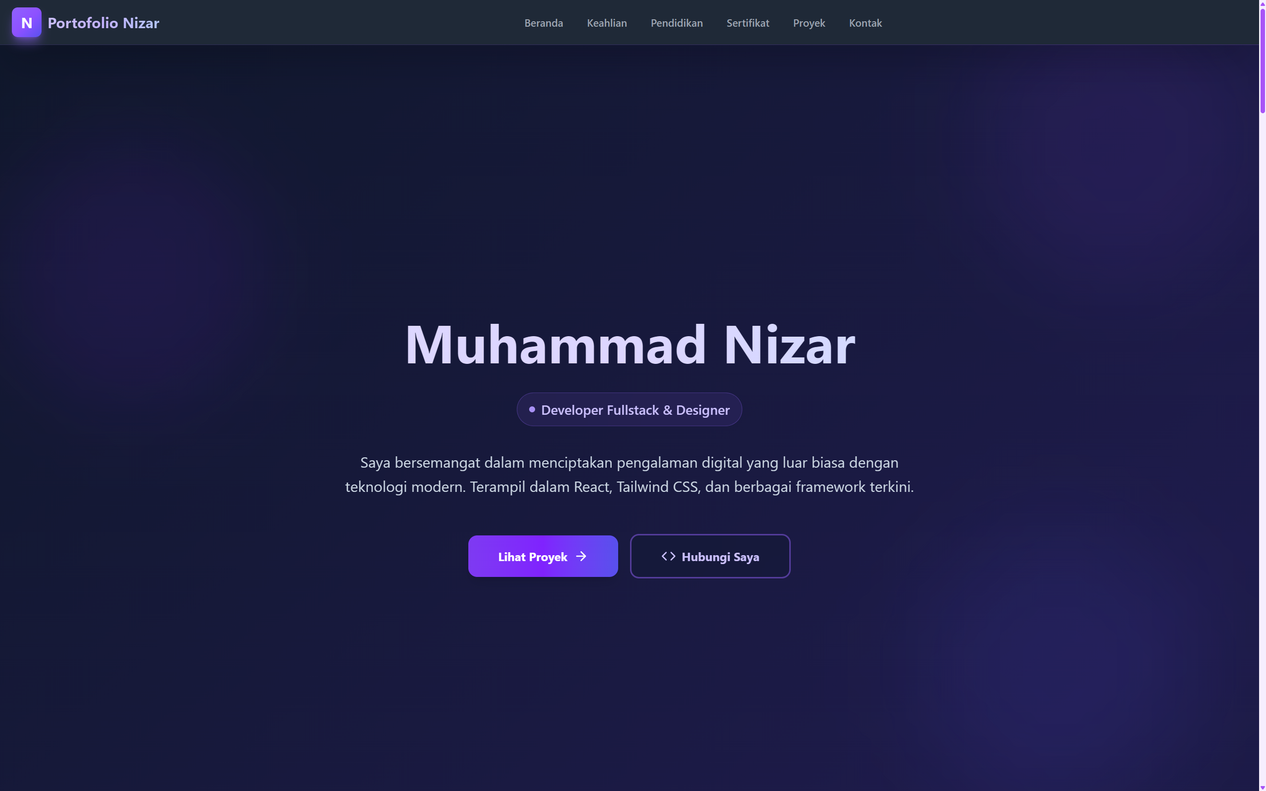 Portofolio Muhammad Nizar